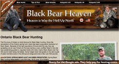 Desktop Screenshot of blackbearheaven.com